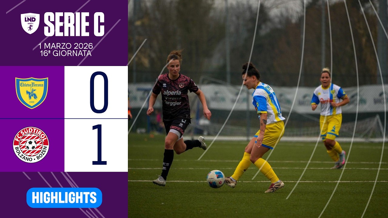 Highlights | CHIEVO VERONA - SUDTIROL  0 - 1  | FEMMINILE