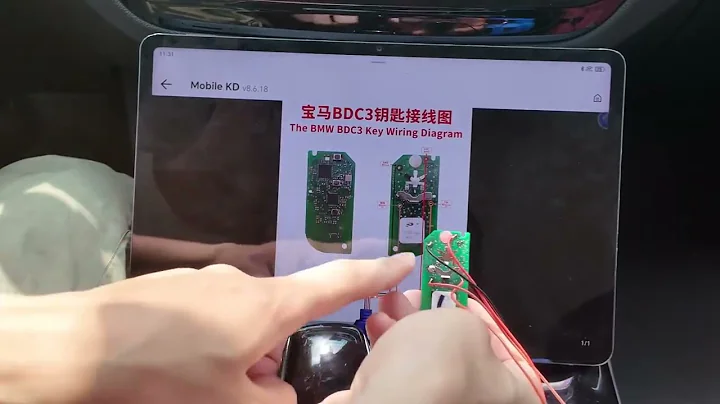 Add 2023 BMW X3 G series BDC3 Key with Keydiy KD-X4 using KD FGB key