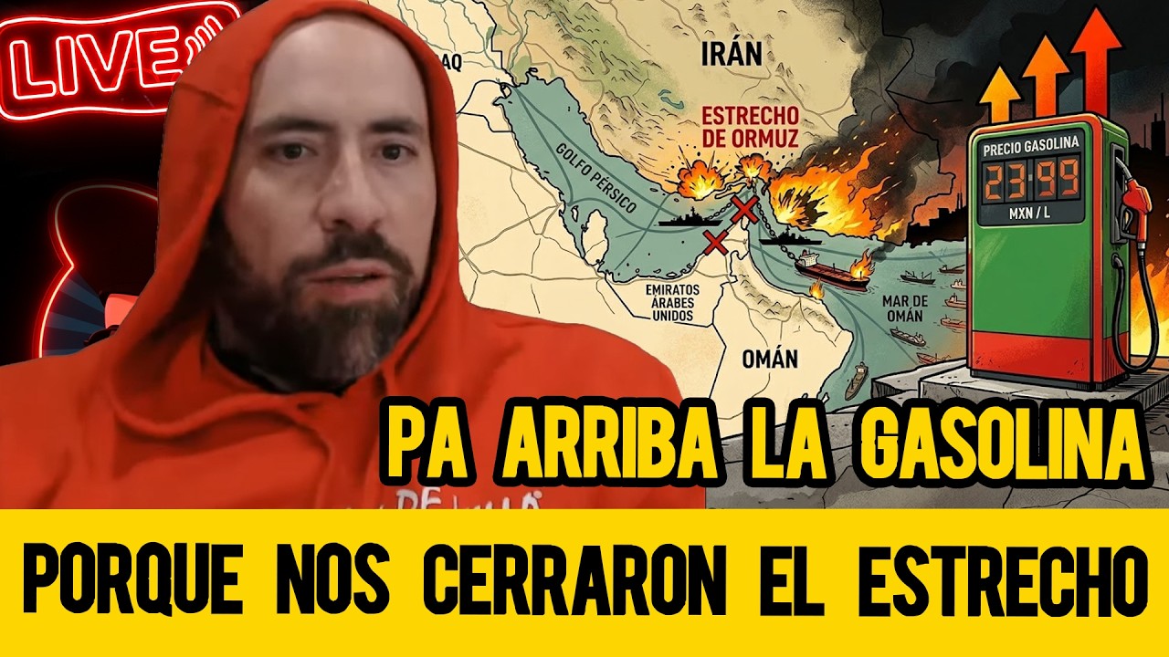 Pa arriba la gasolina porque nos cerraron el estrecho ja. En vivo 3 marzo 26