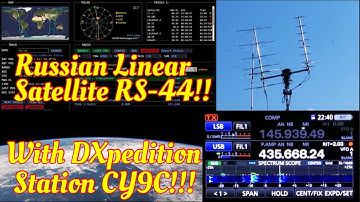 An Unbelievably Good Pass of Russian Linear Satellite RS-44!