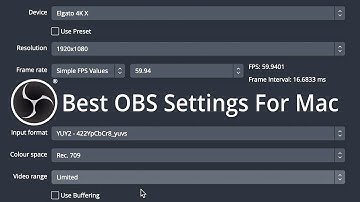 BESTE OBS Mac Game Capture-opname-instellingen voor Elgato 4K X met ProRes 422 HQ-videocodec