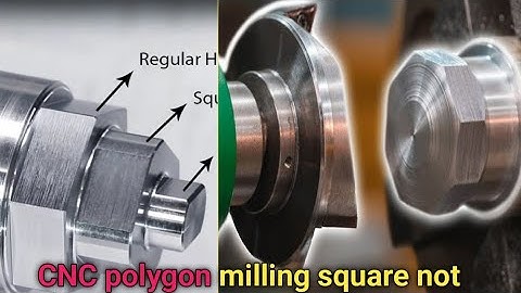 cnc machine job work polygon in hindi CNC polygon milling Hex work in nasik #polygon#milling#hex#cnc