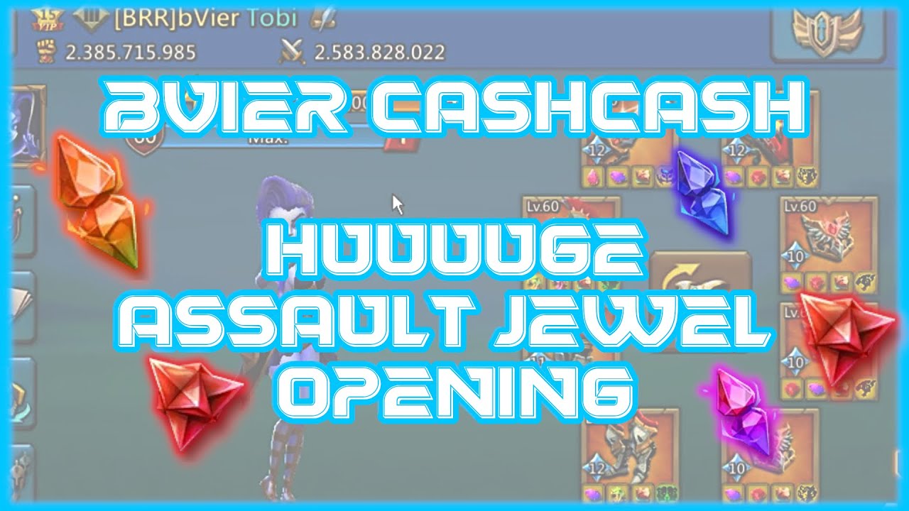 bVier CASHING till GOLD ASSAULT JEWEL DROP - Lords Mobile