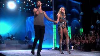 Maroon 5 Moves Like Jagger LIVE HD (Victoria's Secret Fashion Show 2011-Anne Vyalitsyna&Adam Levine)