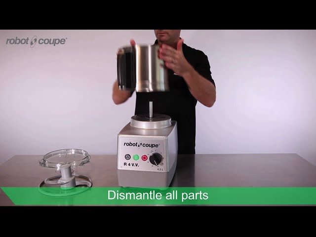 Robot-Coupe R4 VV Cutter Mixer: Cleaning & Maintenance - YouTube