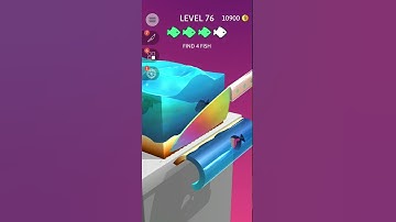 ASMR Slicing Game | Level-76 | Satisfying Gameplay #games #gaming #shorts #asmrslicing #asmr #game