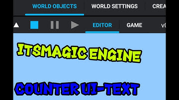 ITsMagic engine - Creating counter UITEXT (MagicScript)