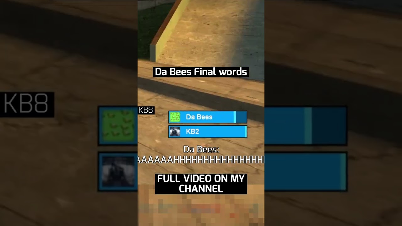 Da Bee's Final words on Garry's Mod(Gmod) Sunrust Zombie Survival 