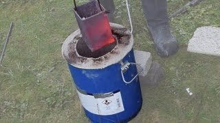 Making a Metal Melting Furnace (Simple, Effective, Propane)