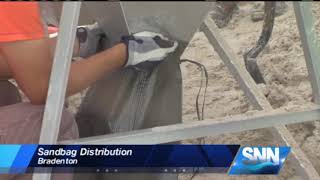 SNN: Manatee Co. fills sandbags for homeowners in flood zones