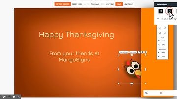 MangoSigns Add Animations to your Digital Signage