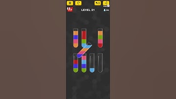 water sort color puzzle level 21