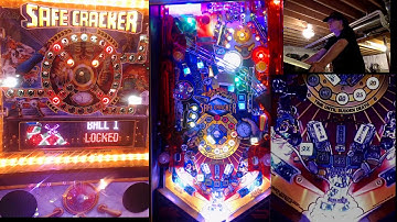 Safe Cracker Pinball Gameplay Including Assault on the Vault