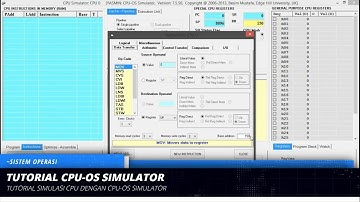 Simulasi CPU Dengan CPU-OS Simulator