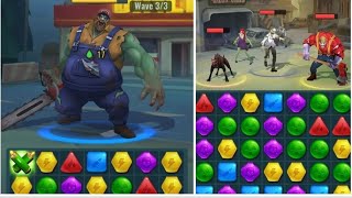 Zombie blast squad epic match 3 puzzle screenshot 3