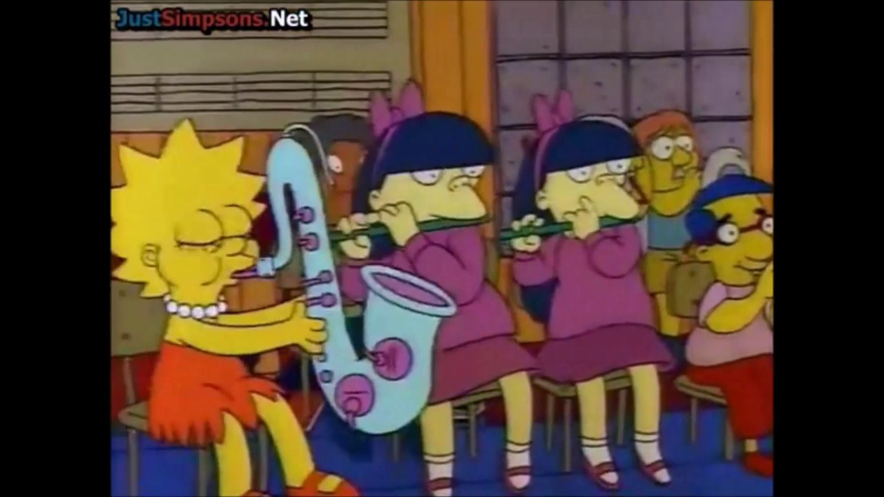 lisa plays the saxophone YouTube