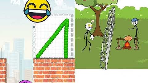 DRAW TO SMASH Vs THIEF PUZZLE : Satisfying ASMR Gameplay - All Max Levels Gameplay 2025