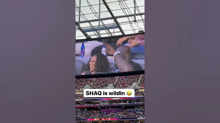 Shaq O Neil was wilding on TV at the Super Bowl LV...