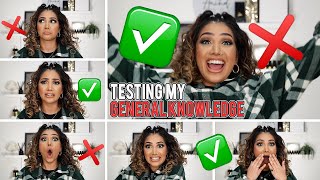 TESTING MY GENERAL KNOWLEDGE - how do you think I did? | AnchalMUA