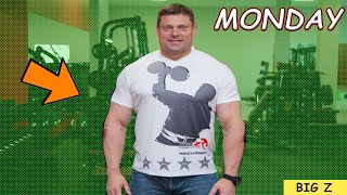 One Week With World's Strongest man Big Z Monday