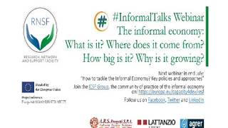 #InformalTalks Webinar 1: Defining the Informal Economy