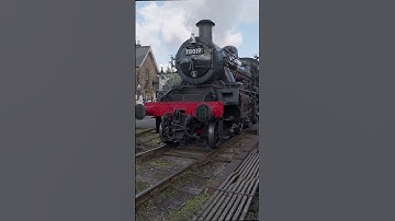 BR Class 2MT Leaving Grosmont | NYMR Steam Gala 2025 #nymr #steamgala #train #britishrailways