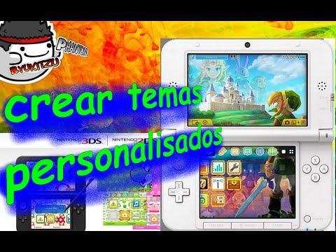 como crear TEMAS PARA EL NINTENDO 3DS en español @PhantomRyukitzujesusgameplay