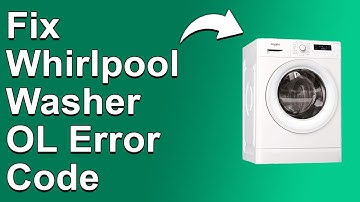 How To Fix Whirlpool Washer OL Error Code - Meaning, Causes, & Solutions (Expert Guide!)