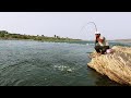 village Fishing|Fisher Man Catching The Fishes to Catch with Hook We used Small Hook|Black Rohu Fish