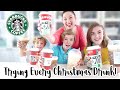 Trying Every 2020 Starbucks Holiday Coffee!