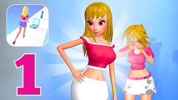 Makeover Run - Makeup Game - Gameplay Walkthrough | Part 1 (Android, iOS)