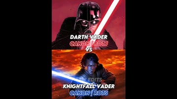 Darth Vader (ROTJ) VS Knightfall Vader (ROTS) #starwars #1vs1