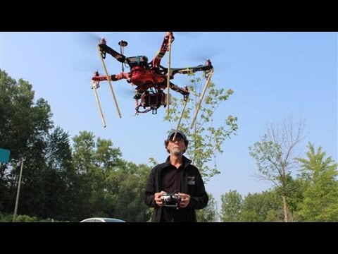 Drones Shoo Away the Canada Goose