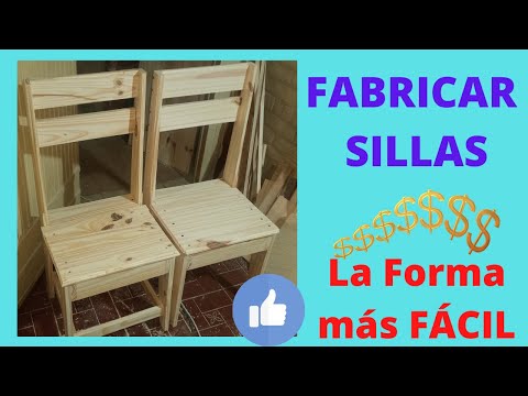 Video: Cómo construir sillas de madera con tus propias manos: características del proceso
