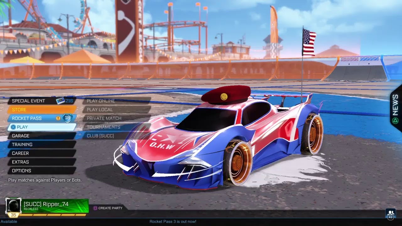 Rocket League with the boys