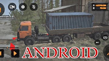 mudrunner android gameplay high graphic (GARAGE TRAILER DELIVERY)