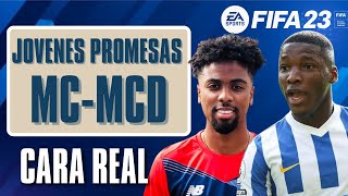 JÓVENES PROMESAS CON ROSTRO REAL!! - MC-MCD - FIFA 23 MODO CARRERA