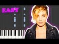 GALA - Freed from Desire - EASY PIANO TUTORIAL // Drenchill