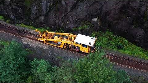 CN Mark IV Tamper and Ballast regulator working on the CN Skeena Sub