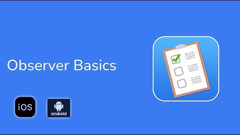 Observer Basics 1. Introduction