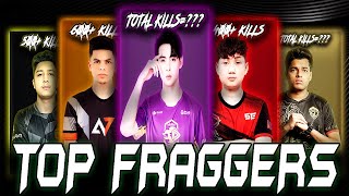 Overall Top 10 Fraggers Of The Year 2021 | PMPL,PEL,PMGC | PUBG MOBILE Esports