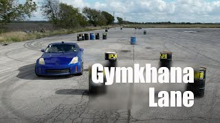 Mini Gymkhana Course in Drift Car (7 camera angles)