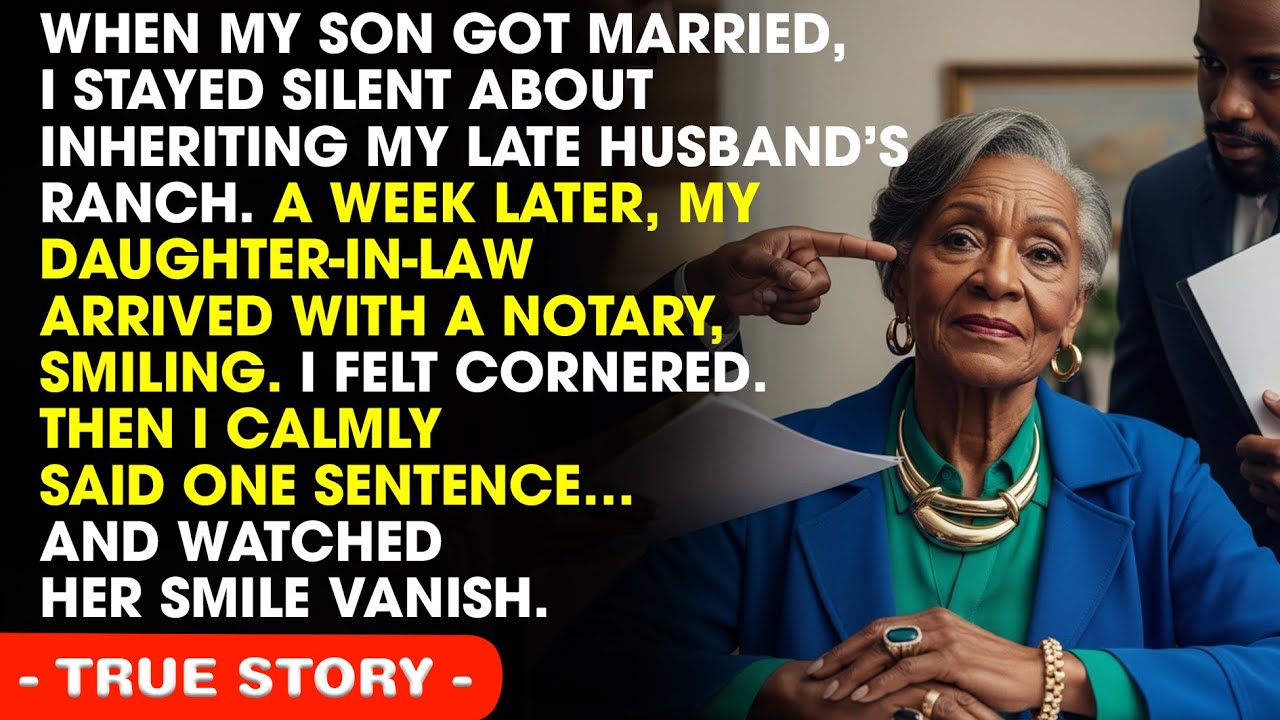 When My Son Married, I Didn’t Mention I Inherited My Husband’s Ranch — Thank God I Didn’t…