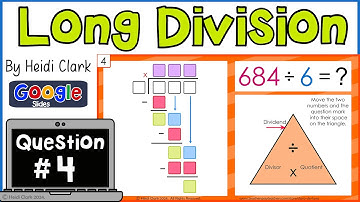 How to do long division standard algorithm, 684/6 Question 4
