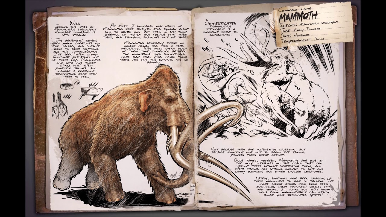 Ark Survival Evolved (TLC Mammoth Sound Effects)