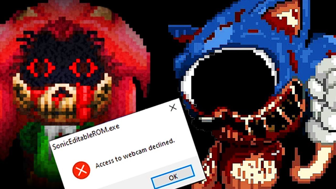 THIS SONIC.EXE GAME TRIED TO TURN ON MY WEBCAM AND HACKED MY PC