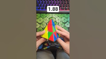 Pyraminx Solve of the Day 10/13 - 1.88 #pyraminx #rubikscube #cubing #speedcubing #puzzle #shorts