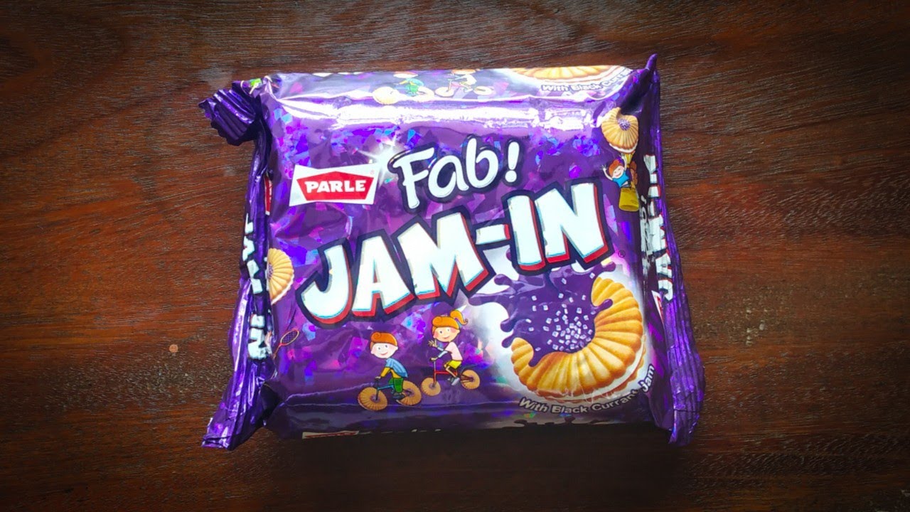 JAMIN Black Currant Jam Biscuit unpacking and review YouTube