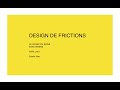 Design friction  le champ du signe