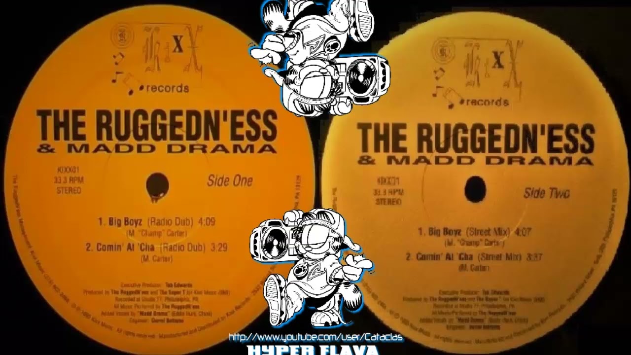 激レア!!★Ruggedness Madd Drama★VERY RARE!! Ruggedness Madddrama - Big Boyz / Comin' At 'Cha (Full VLS